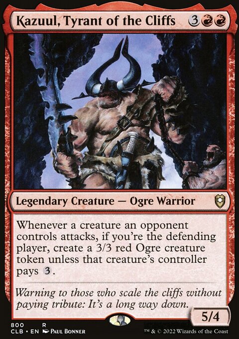 Kazuul, Tyrant of the Cliffs [Commander Legends: Battle for Baldur's Gate]