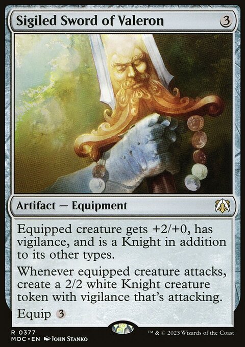 Sigiled Sword of Valeron [March of the Machine Commander]