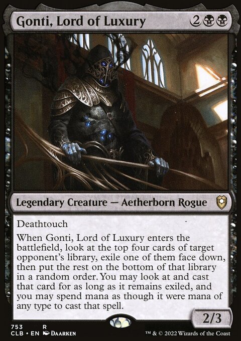 Gonti, Lord of Luxury [Commander Legends: Battle for Baldur's Gate]