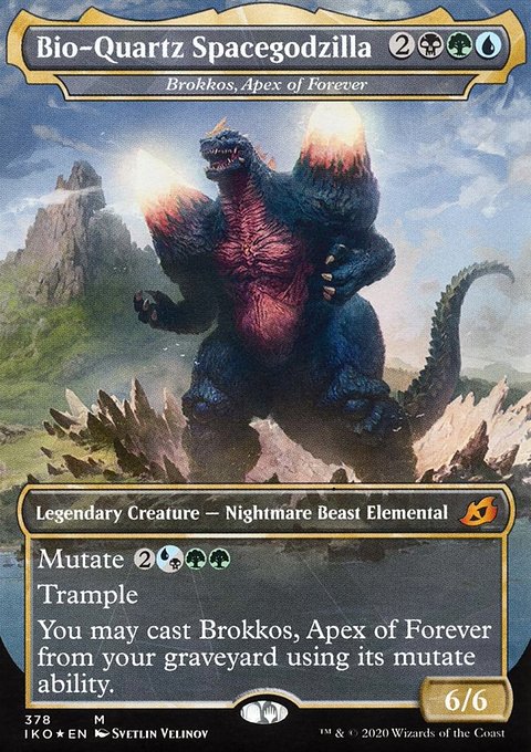 Brokkos, Apex of Forever - Bio-Quartz Spacegodzilla (Godzilla Series) [Ikoria: Lair of Behemoths]