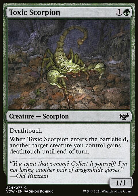 Toxic Scorpion [Innistrad: Crimson Vow]