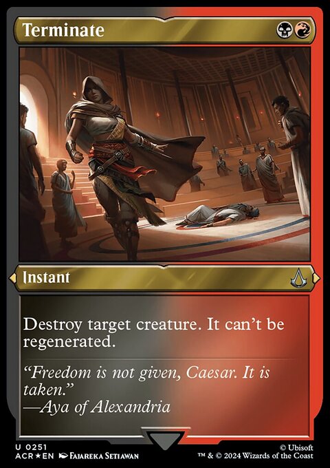 Terminate (Foil Etched) [Assassin's Creed]