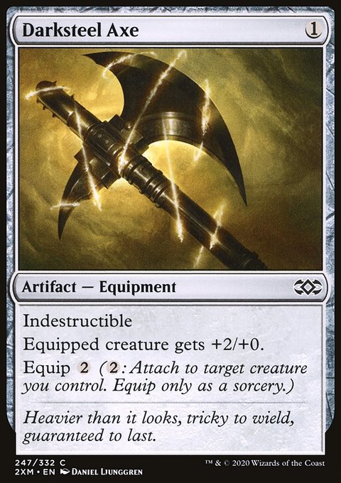 Darksteel Axe [Double Masters]