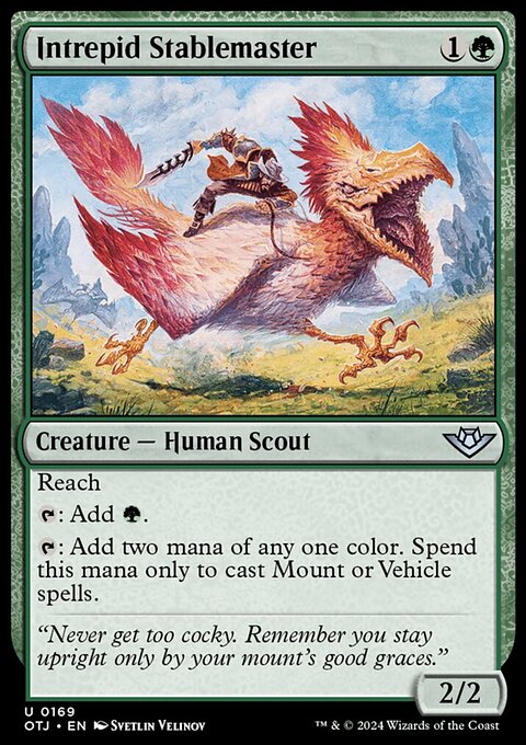 Intrepid Stablemaster [Outlaws of Thunder Junction]