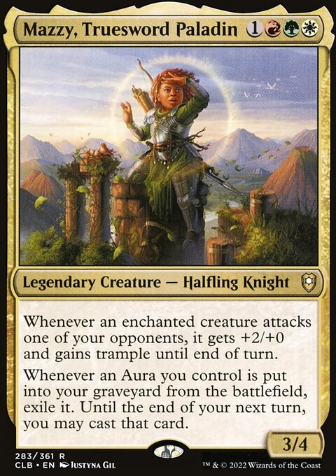 Mazzy, Truesword Paladin [Commander Legends: Battle for Baldur's Gate]
