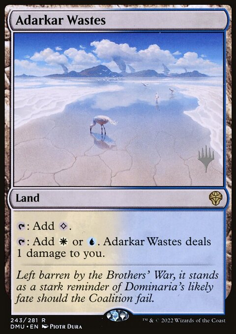 Adarkar Wastes [Dominaria United Prerelease Promos]