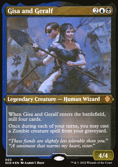 Gisa and Geralf (Foil Etched) [Starter Commander Decks]