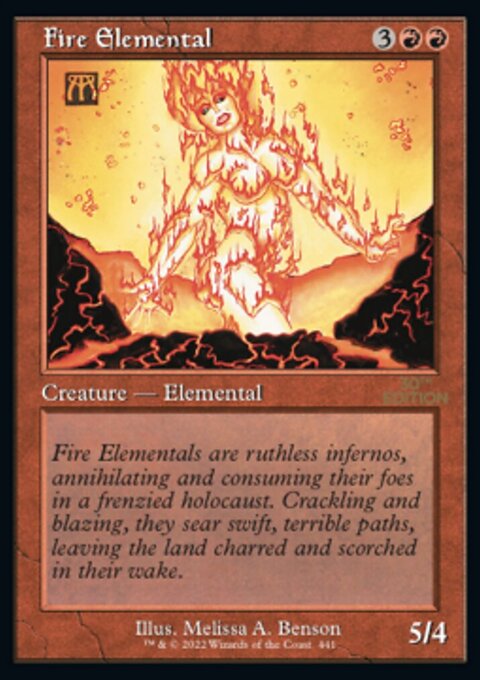 Fire Elemental (Retro) [30th Anniversary Edition]