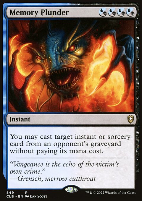 Memory Plunder [Commander Legends: Battle for Baldur's Gate]