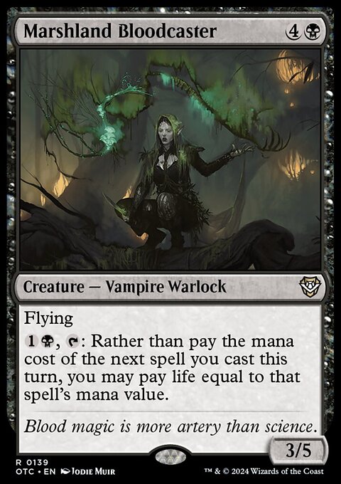 Marshland Bloodcaster [Outlaws of Thunder Junction Commander]