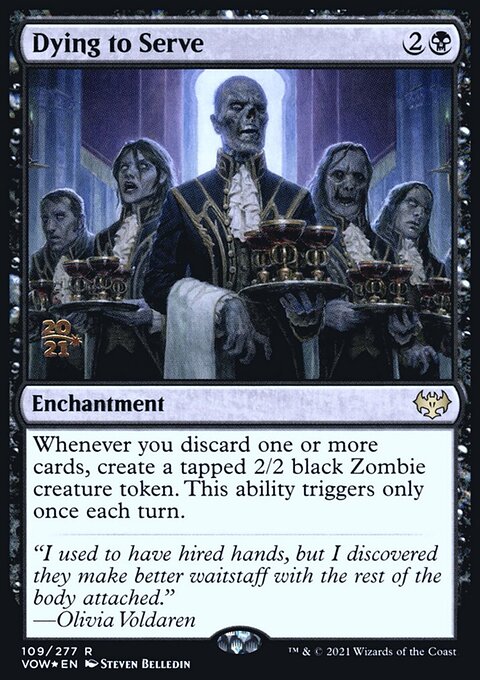 Dying to Serve [Innistrad: Crimson Vow Prerelease Promos]