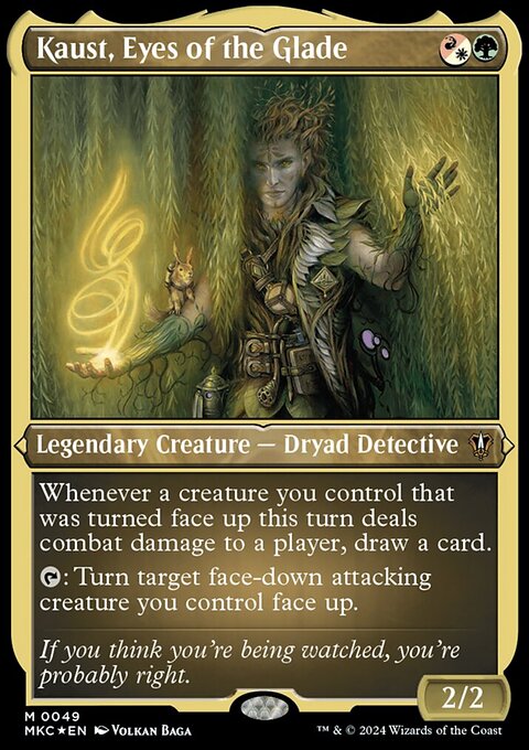 Kaust, Eyes of the Glade (Display Commander) [Murders at Karlov Manor Commander]