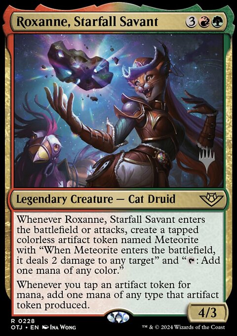 Roxanne, Starfall Savant (Promo Pack) [Outlaws of Thunder Junction Promos]