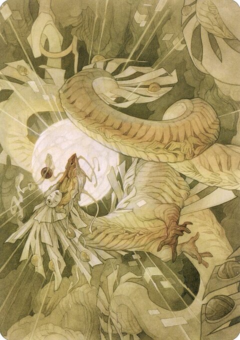 Brilliant Restoration Art Card (Gold-Stamped Signature) [Kamigawa: Neon Dynasty Art Series]