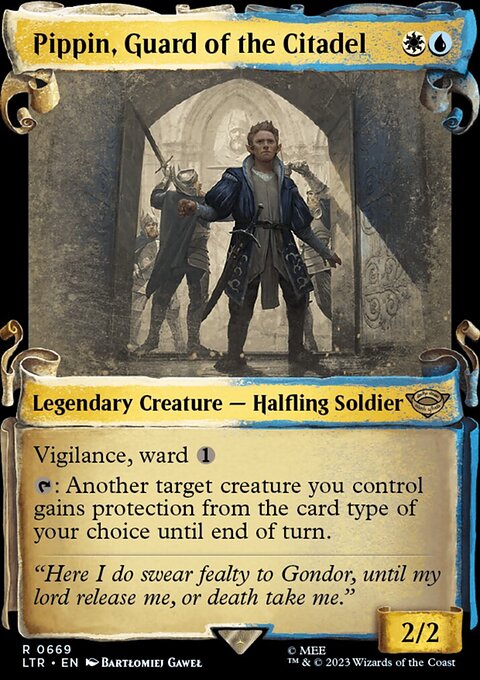 Pippin, Guard of the Citadel [The Lord of the Rings: Tales of Middle-Earth Showcase Scrolls]