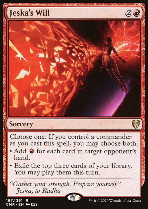Jeska's Will [Commander Legends]