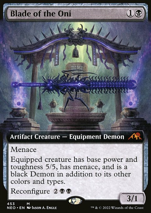 Blade of the Oni (Extended Art) [Kamigawa: Neon Dynasty]