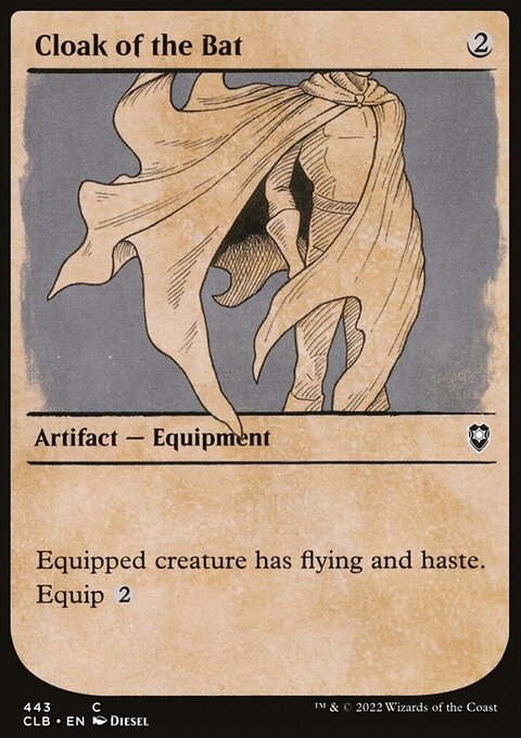 Cloak of the Bat (Showcase) [Commander Legends: Battle for Baldur's Gate]