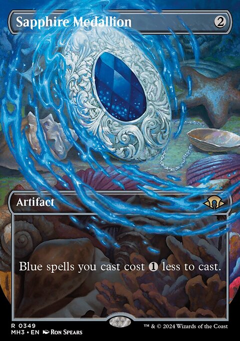 Sapphire Medallion (Borderless) [Modern Horizons 3]
