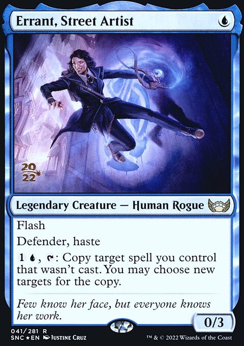 Errant, Street Artist [Streets of New Capenna Prerelease Promos]