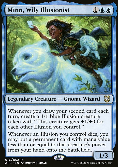 Minn, Wily Illusionist [Dungeons & Dragons: Adventures in the Forgotten Realms Commander]