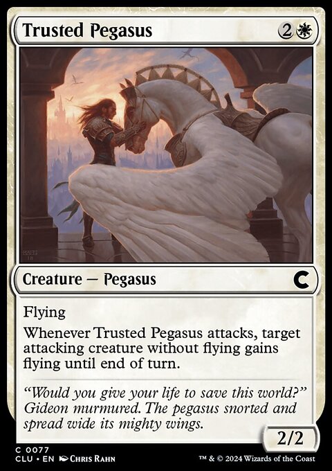 Trusted Pegasus [Ravnica: Clue Edition]