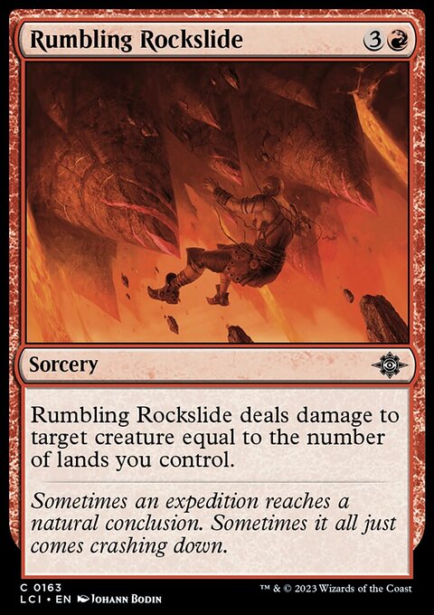 Rumbling Rockslide [The Lost Caverns of Ixalan]