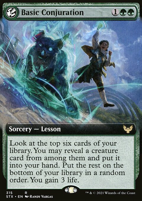 Basic Conjuration (Extended Art) [Strixhaven: School of Mages]
