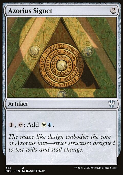 Azorius Signet [Streets of New Capenna Commander]