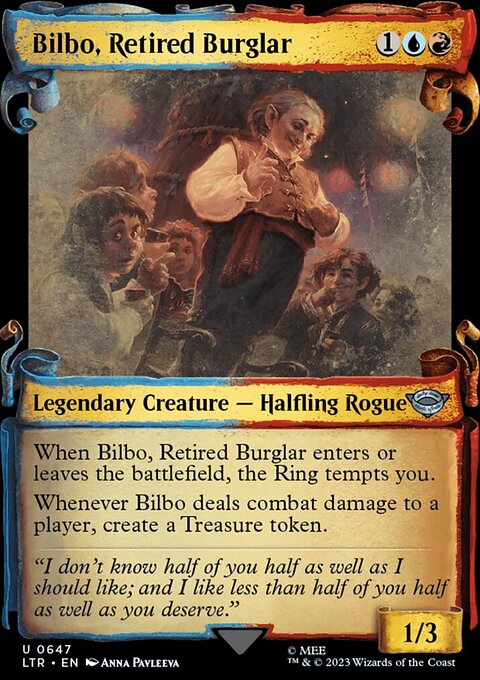 Bilbo, Retired Burglar [The Lord of the Rings: Tales of Middle-Earth Showcase Scrolls]