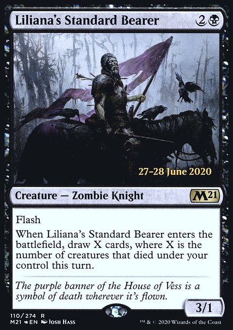 Liliana's Standard Bearer [Core Set 2021 Prerelease Promos]