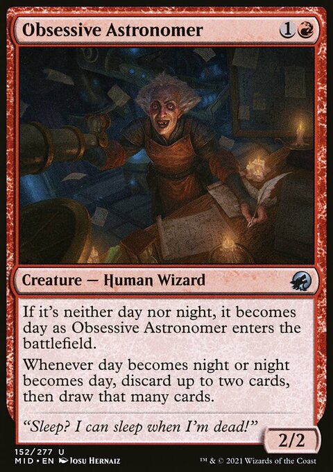 Obsessive Astronomer [Innistrad: Midnight Hunt]