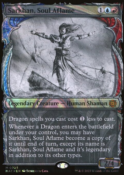 Sarkhan, Soul Aflame (Showcase Halo Foil) [March of the Machine: The Aftermath]
