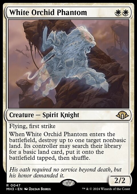 White Orchid Phantom [Modern Horizons 3]