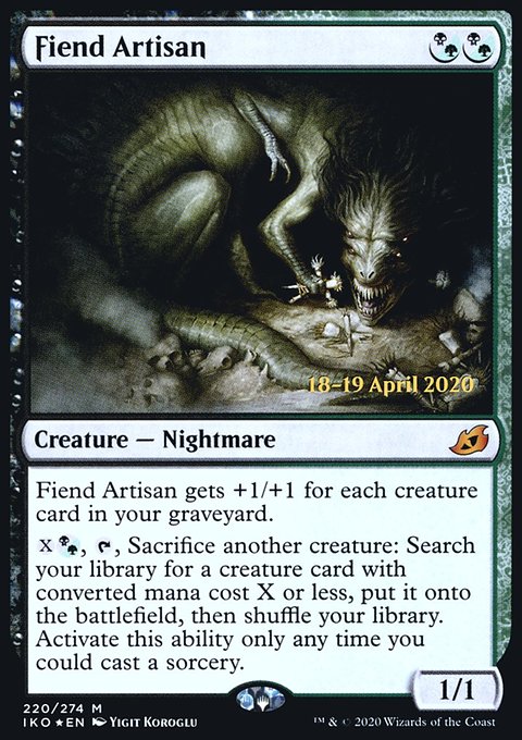 Fiend Artisan [Ikoria: Lair of Behemoths Prerelease Promos]