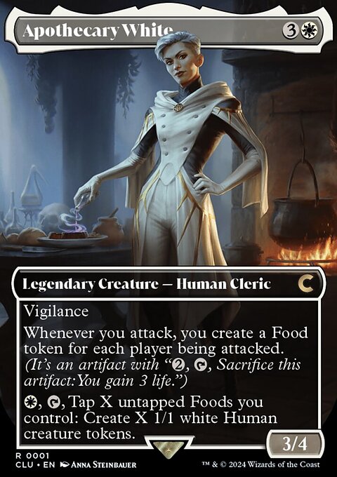 Apothecary White (Borderless) [Ravnica: Clue Edition]