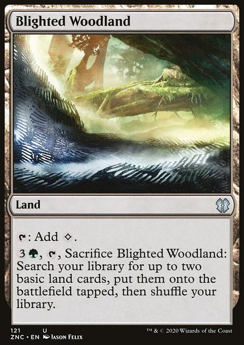 Blighted Woodland [Zendikar Rising Commander]