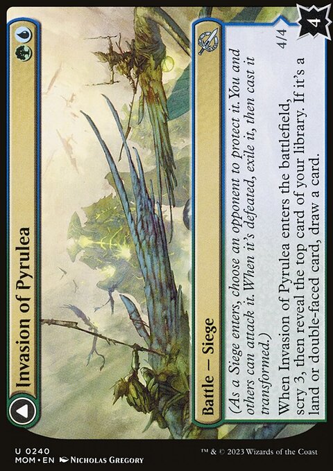 Invasion of Pyrulea // Gargantuan Slabhorn [March of the Machine]