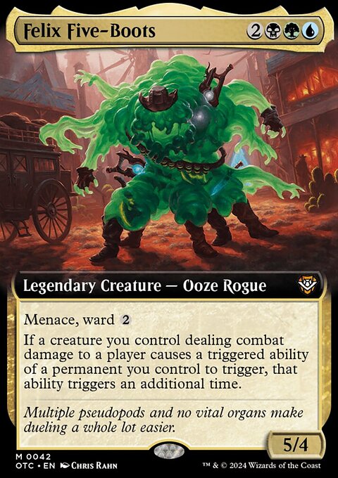 Felix Five-Boots (Extended Art) [Outlaws of Thunder Junction Commander]