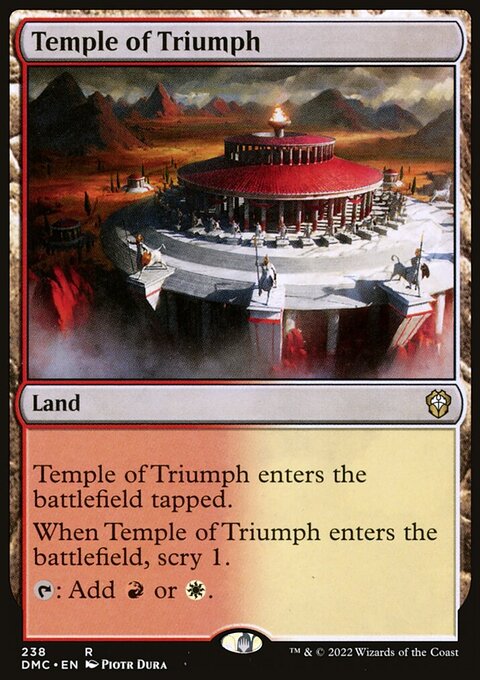 Temple of Triumph [Dominaria United Commander]