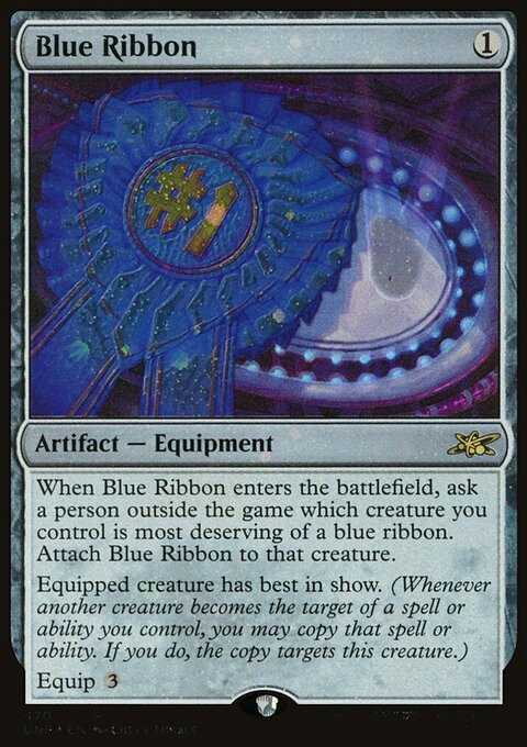 Blue Ribbon (Galaxy Foil) [Unfinity]