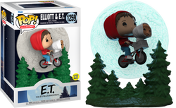 Elliott & E.T. Flying Over Moon (Glow in the Dark) #1259 E.T. The Extra-Terrestrial Pop! Vinyl