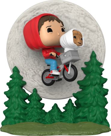 Elliott & E.T. Flying Over Moon (Glow in the Dark) #1259 E.T. The Extra-Terrestrial Pop! Vinyl