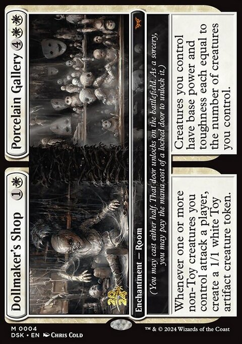 Dollmaker's Shop // Porcelain Gallery [Duskmourn: House of Horror Prerelease Promos]