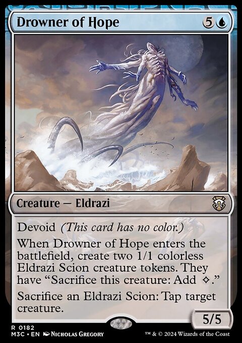Drowner of Hope (Ripple Foil) [Modern Horizons 3 Commander]