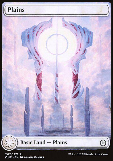 Plains (262) (Full-Art) [Phyrexia: All Will Be One]