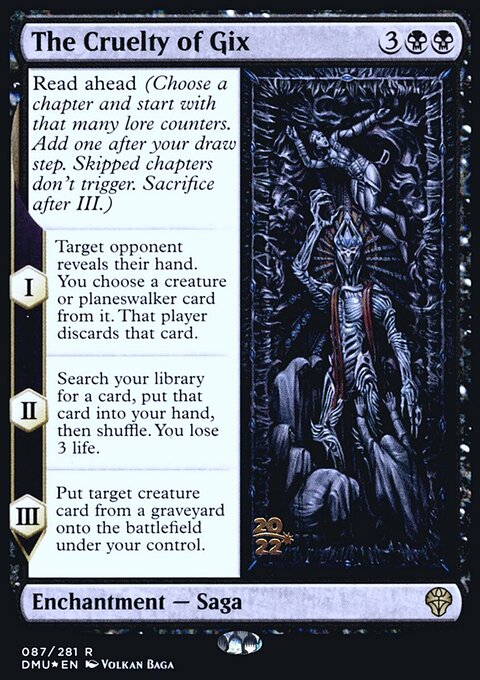 The Cruelty of Gix [Dominaria United Prerelease Promos]