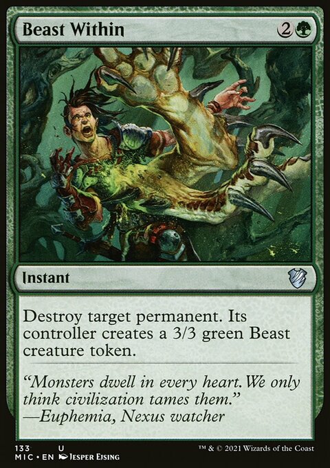 Beast Within [Innistrad: Midnight Hunt Commander]