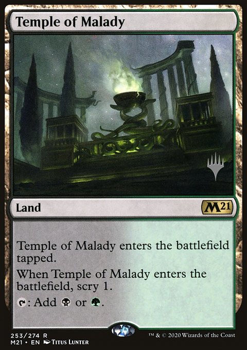 Temple of Malady [Core Set 2021 Prerelease Promos]