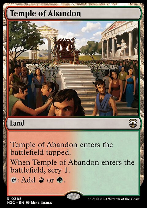 Temple of Abandon [Modern Horizons 3 Commander]
